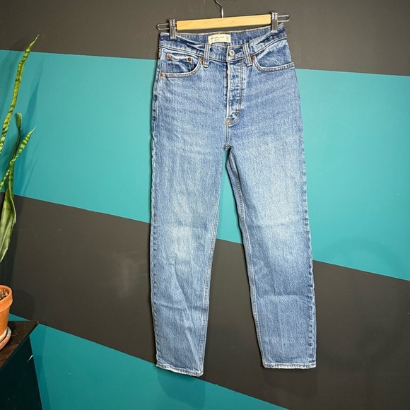 Abercrombie & Fitch The Dad High Rise size 24 - Picture 2 of 13